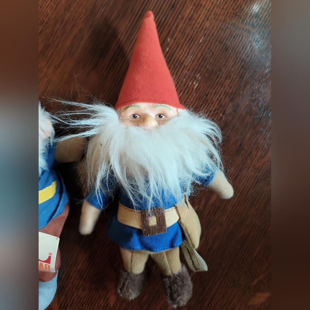 Vintage Japanese Kamar Company Gnome Rubber & Plush Dolls - New Conditio w/Tags! - Picture 9 of 14